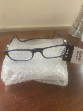 Reading Glasses unisex Blue +2.50